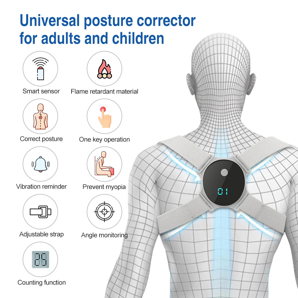 Smart Posture Corrector Arduino Posture Pro Smart Corrector – MajesticTide