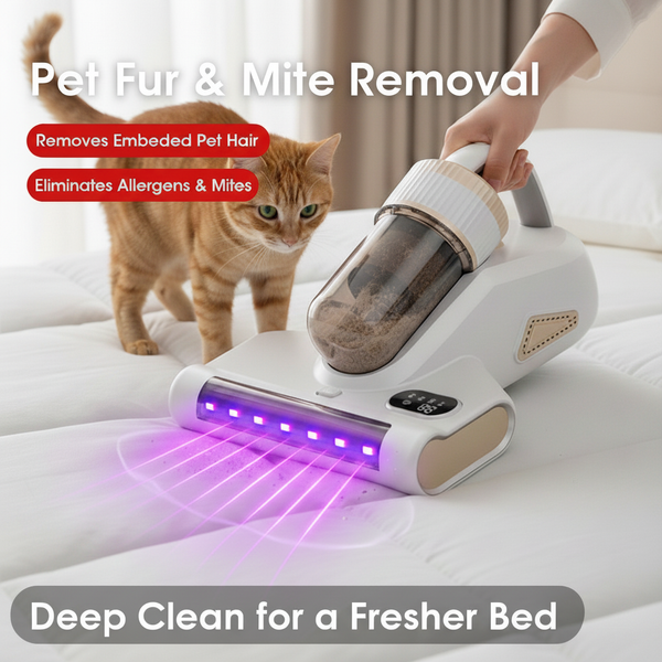 Cordless Mattress Vacuum – Deep Dust Mite & Allergen Removal